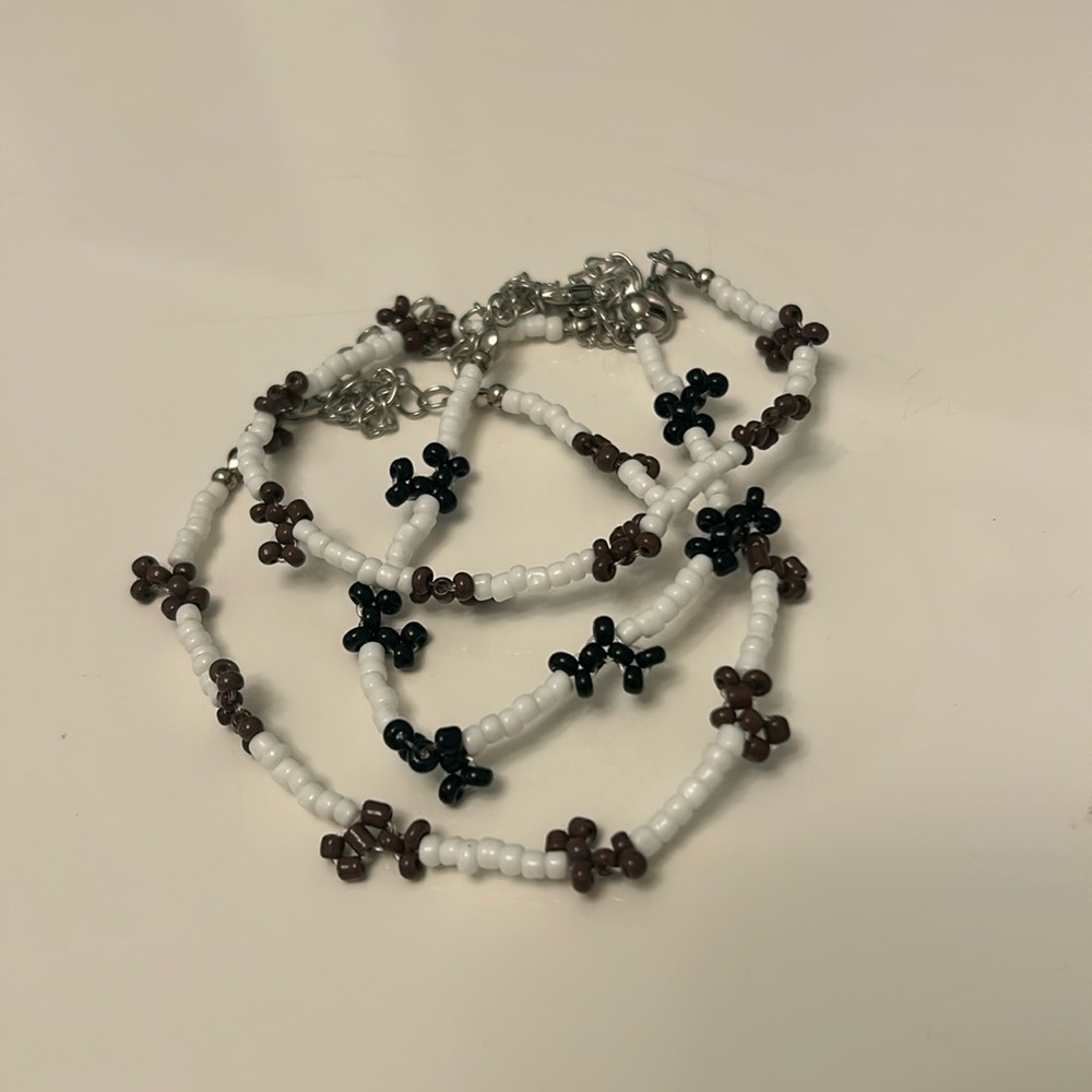 Hand made dog beads bracelets